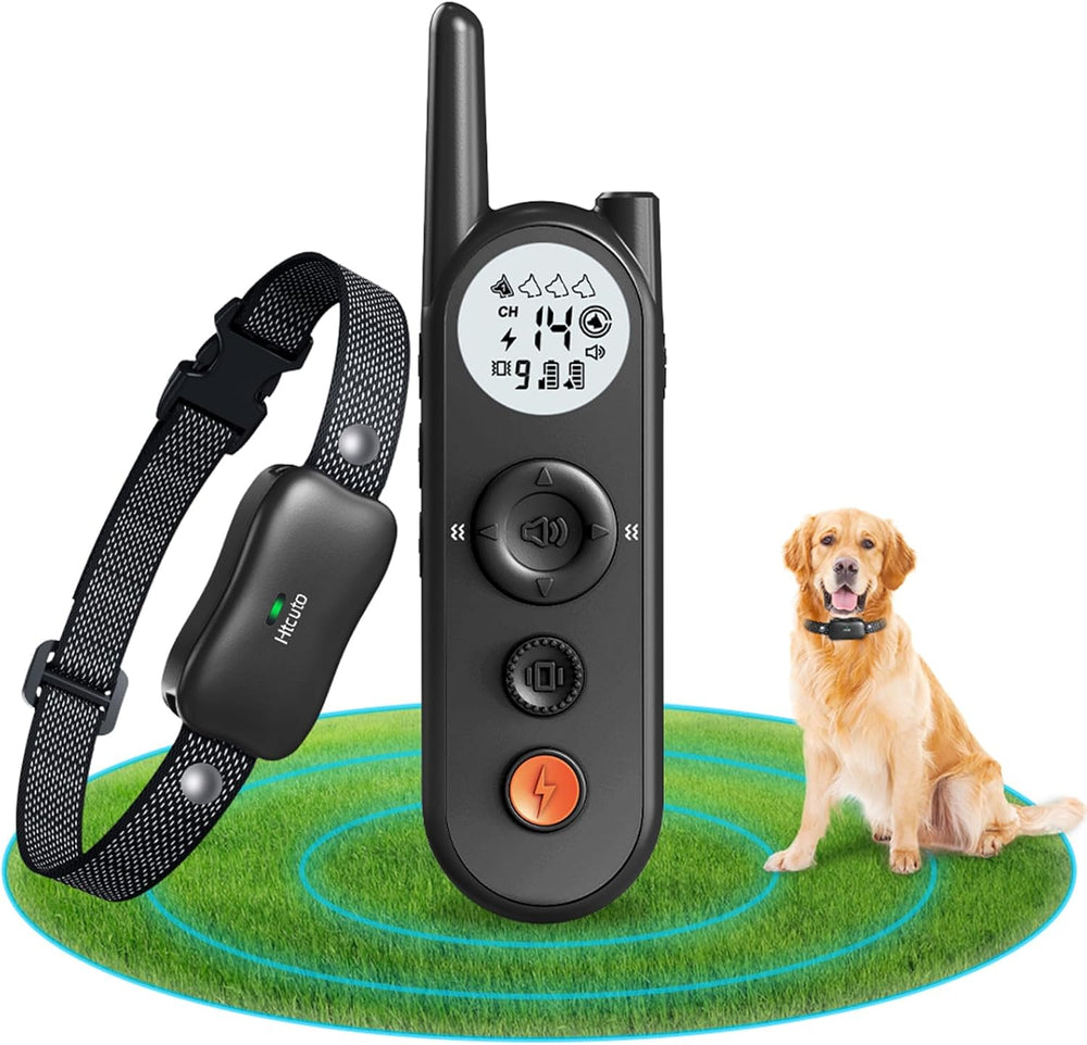 Collar entrenador de choque, HTCUTO, inalámbrico, control remoto.(USADO)