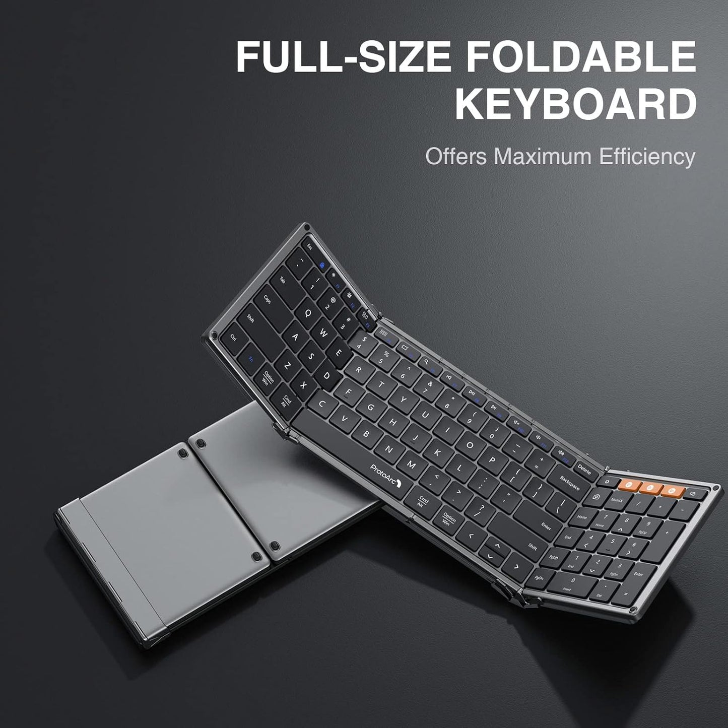 ProtoArc  - Teclado Bluetooth plegable, XK01.