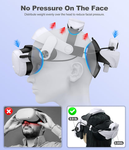 Accesorio De Realidad Virtual De Repuesto Para La Correa Elite Con Batería De 7500 MAh