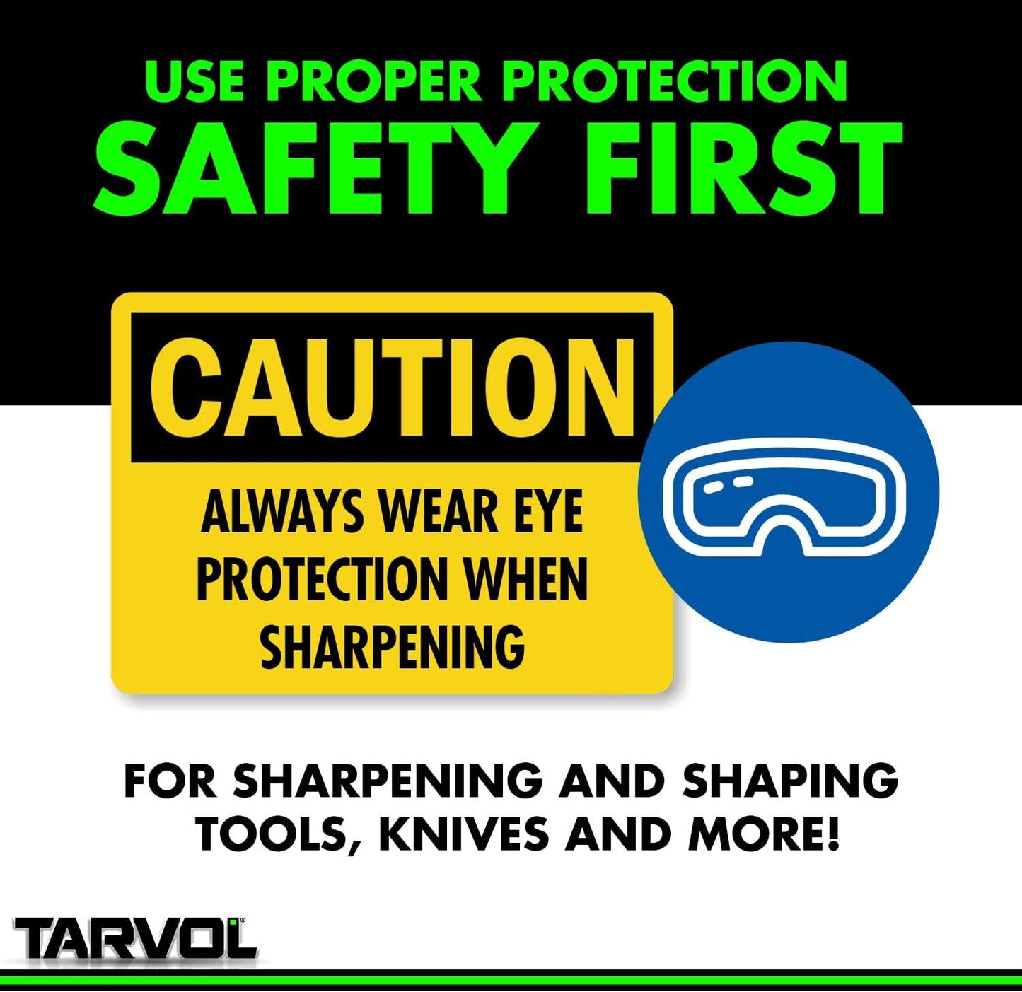 Piedra afiladora para cuchillos y herramientas (de 2 caras).