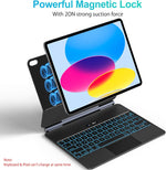 Funda con teclado JILBEALG comp iPad Air 13" M3 2025  M2 2024