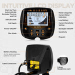 Detector de metales Hazlewolke GC-1073, 13"- 8 tipos de metales