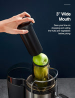 Exprimidor de frutas Qcen KS-501, centrífugo de 500 W, sin BPA.