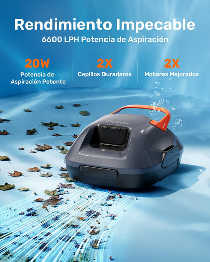 Robot Limpiafondos Gosvor Inalámbrico 90 Min 80m² (USADO)
