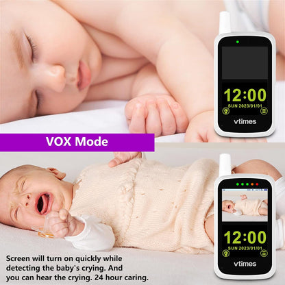 Monitor de bebe VTimes visualización táctil