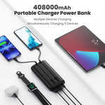 Cargador portátil HX160Y8 40800mAh 2 cables