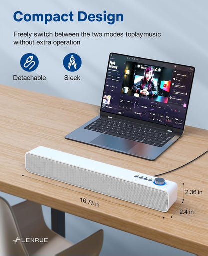 Altavoz para computadora de escriotorio , A35L, Bluetooth 5.0.