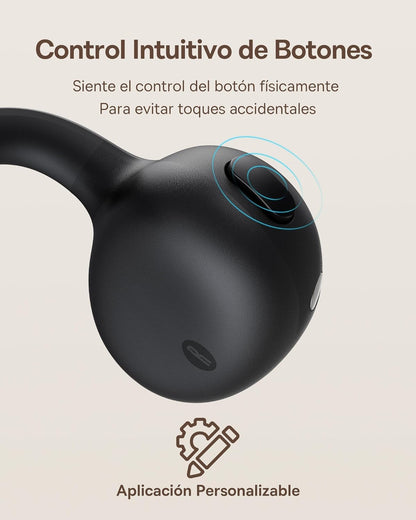 Auriculares abiertos de clip, Baseus MC1, BT , iPhone, Android.(USADO).