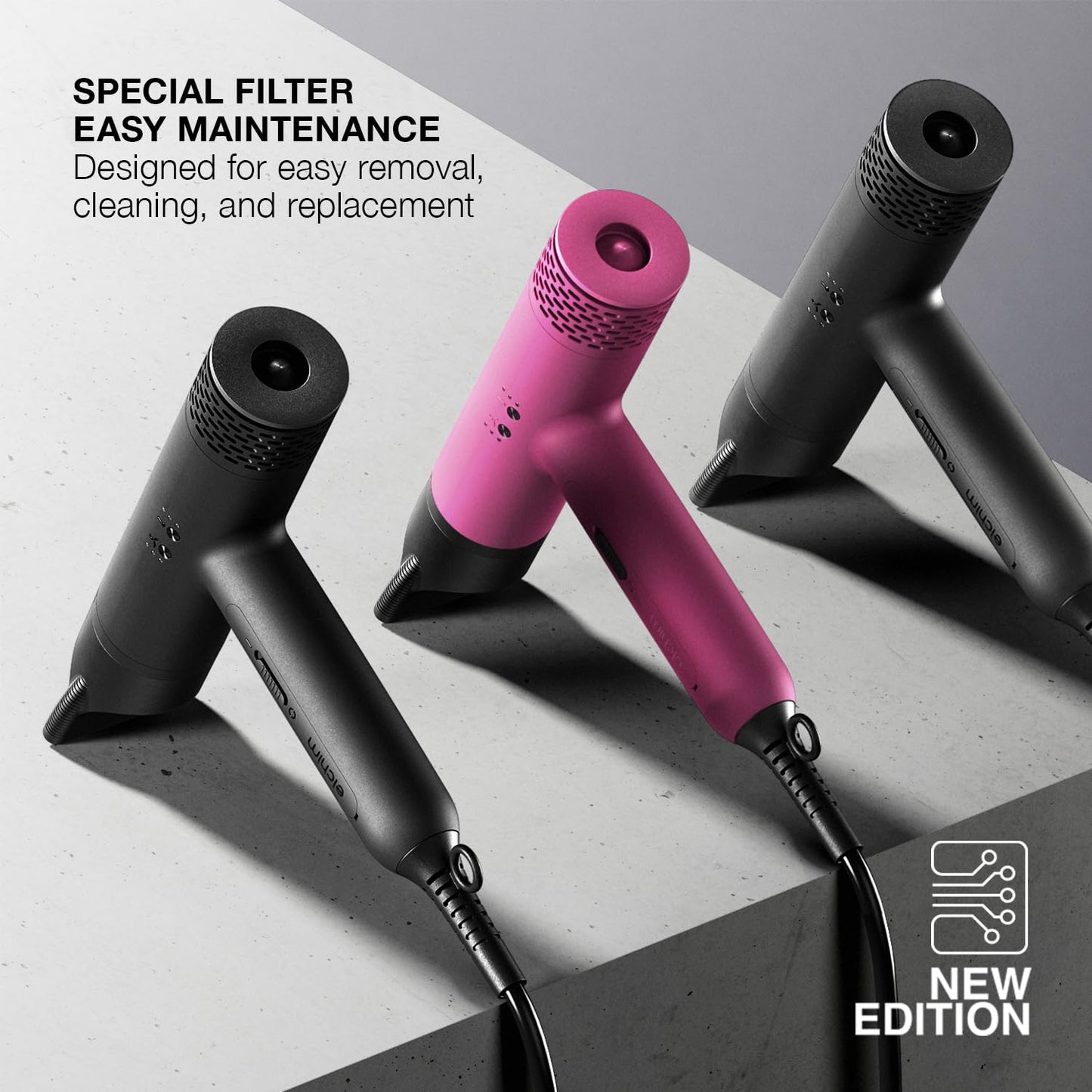 Secador de pelo Anemos Motor digital ultra ligero Elchim