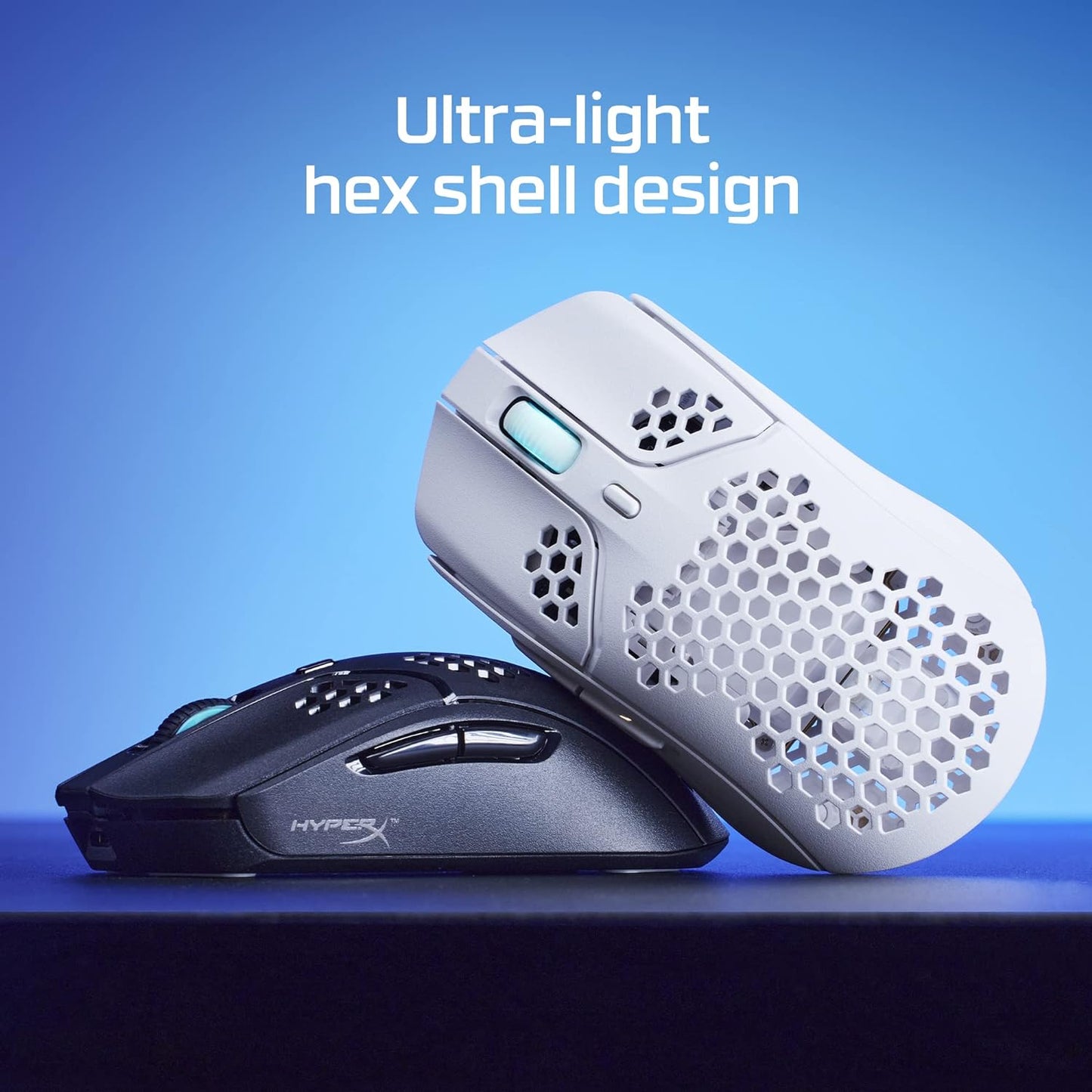 Mouse inalámbrico para videojuegos, ultraligero, HyperX Pulsefire.