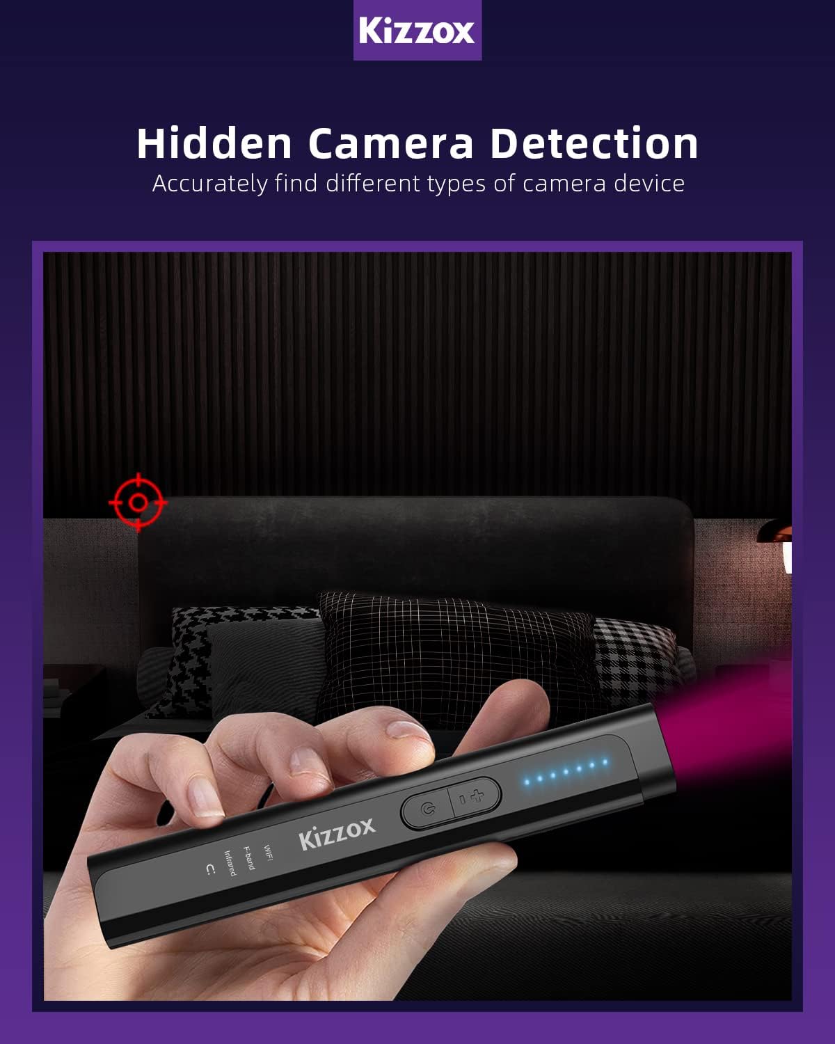 K16 Pro Detectores de cámara oculta,señal magnética.