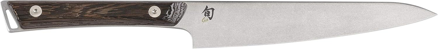 Shun Cutlery Kanso, Cuchillo de cocina de hoja recta de 6".