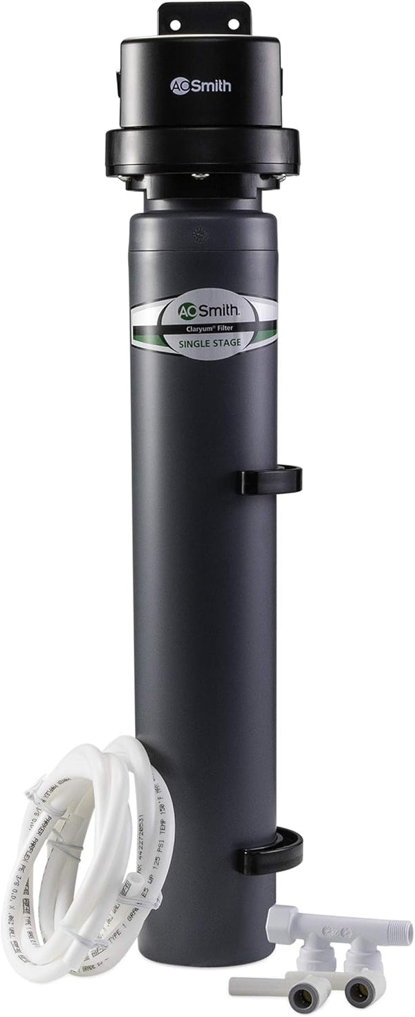Filtro de agua AO Smith, para grifo de fregadero, con conexión directa.