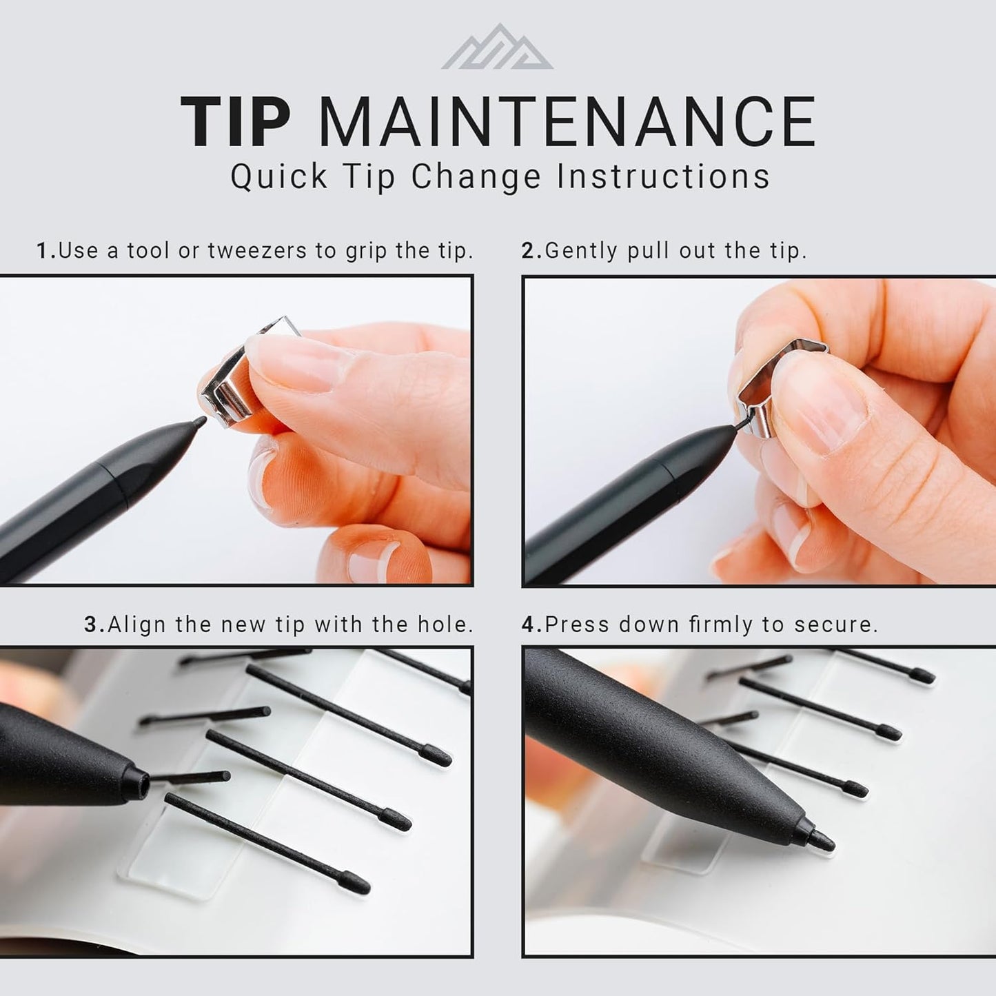 V-Pen - Puntas de repuesto (5 unidades) para 2 notables.