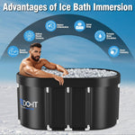 Tina de Hielo XL 130 Gal ICEDOO Wxtkkom Plegable Portátil