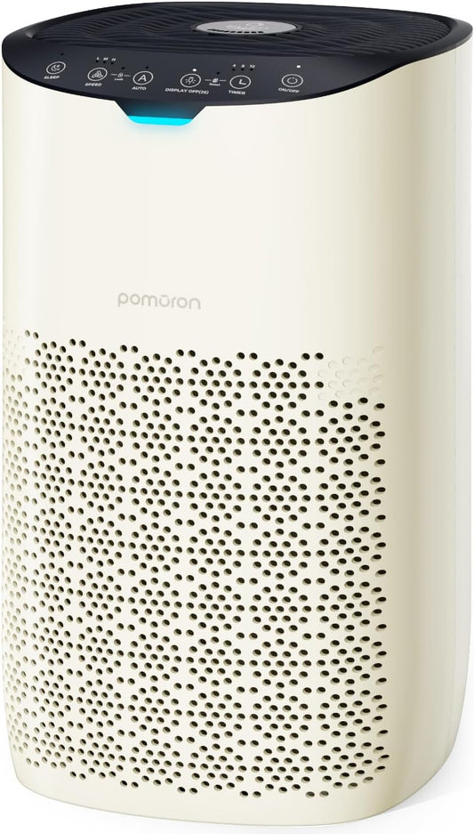 POMORON Purificador de Aire, Modo Automático, Filtro HEPA.