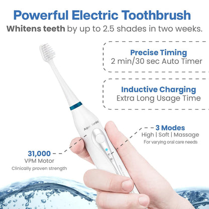 Centro Dental Cepillo de dientes recargable y hilo dental inteligente AquaSonic
