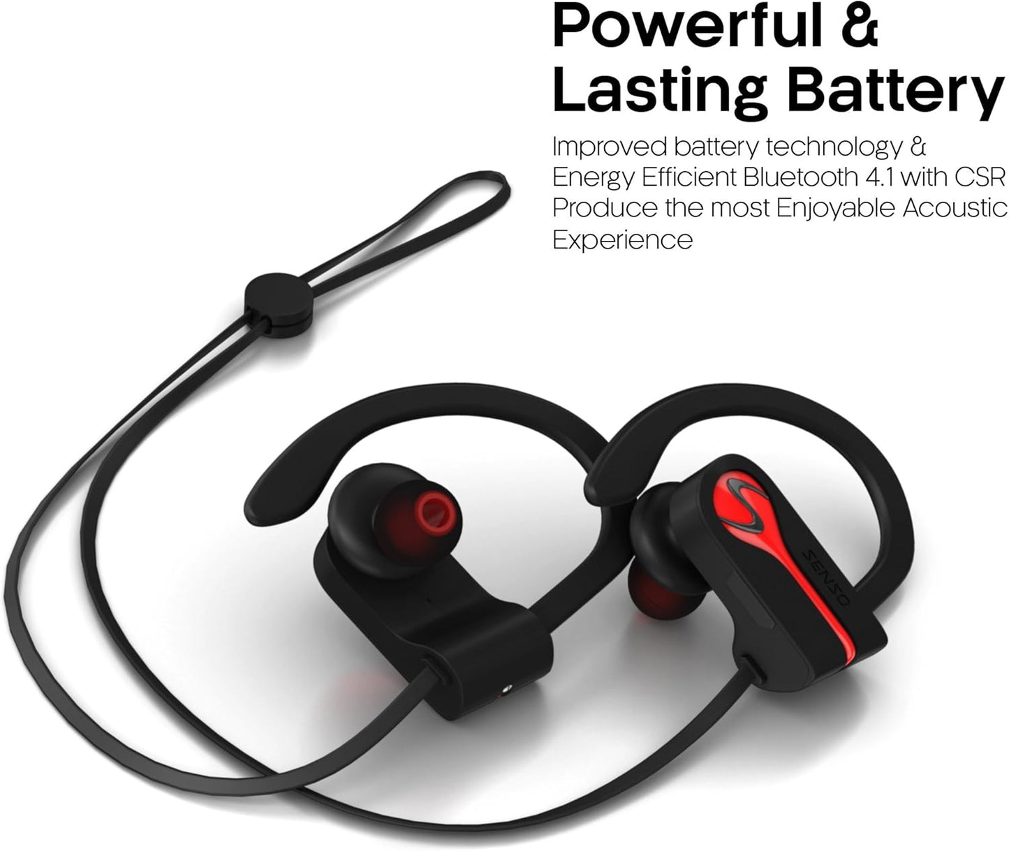 Audífonos Bluetooth inalámbricos Deportivos Senso