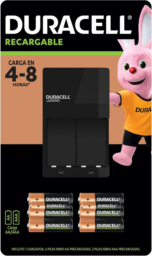DURACELL Ion Speed, Cargador para baterías AA y AAA.