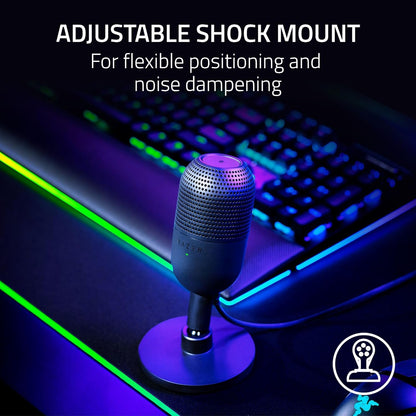 Micrófono USB Razer Seiren V3 Mini Condensador RGB