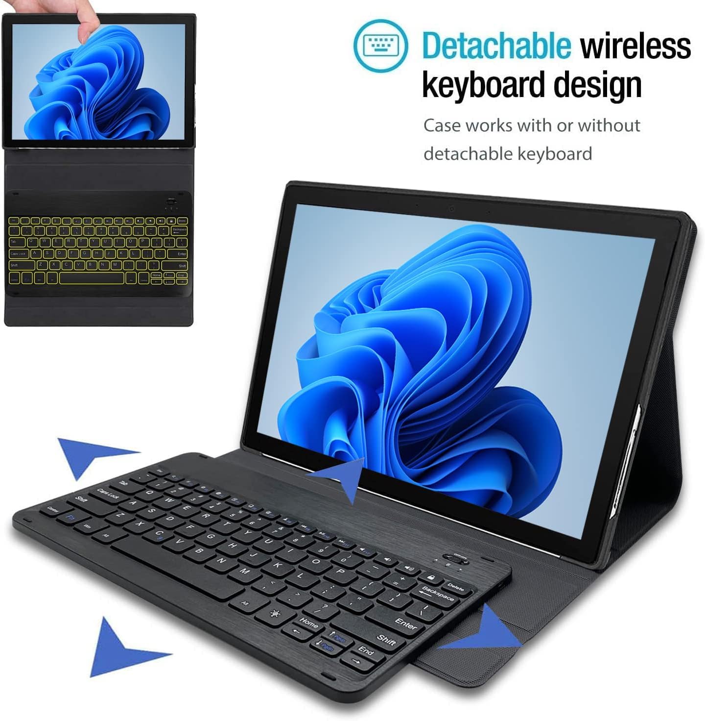 Funda Teclado Microsoft Surface pro 7+/7/6/5/4 12.3" (USADO)