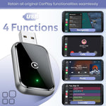 Adaptador inalámbrico CarPlay, para iPhone, Mini Size