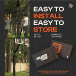 Power Net, Red de protección de baloncesto para patio.