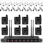 Set de Micrófonos Inalámbricos Tonor TW388, UHF 8 X 12 (USADO)