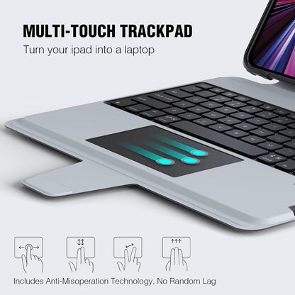 Funda con teclado para iPad Air de 13" e iPad Pro de 12.9" NILLKIN CAJA ABIERTA