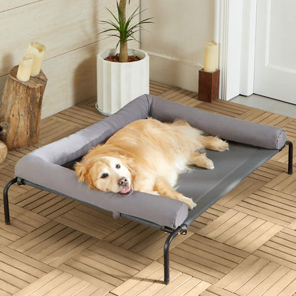 Cama Elevada M Refrescante para Perros Portátil (con detalle)