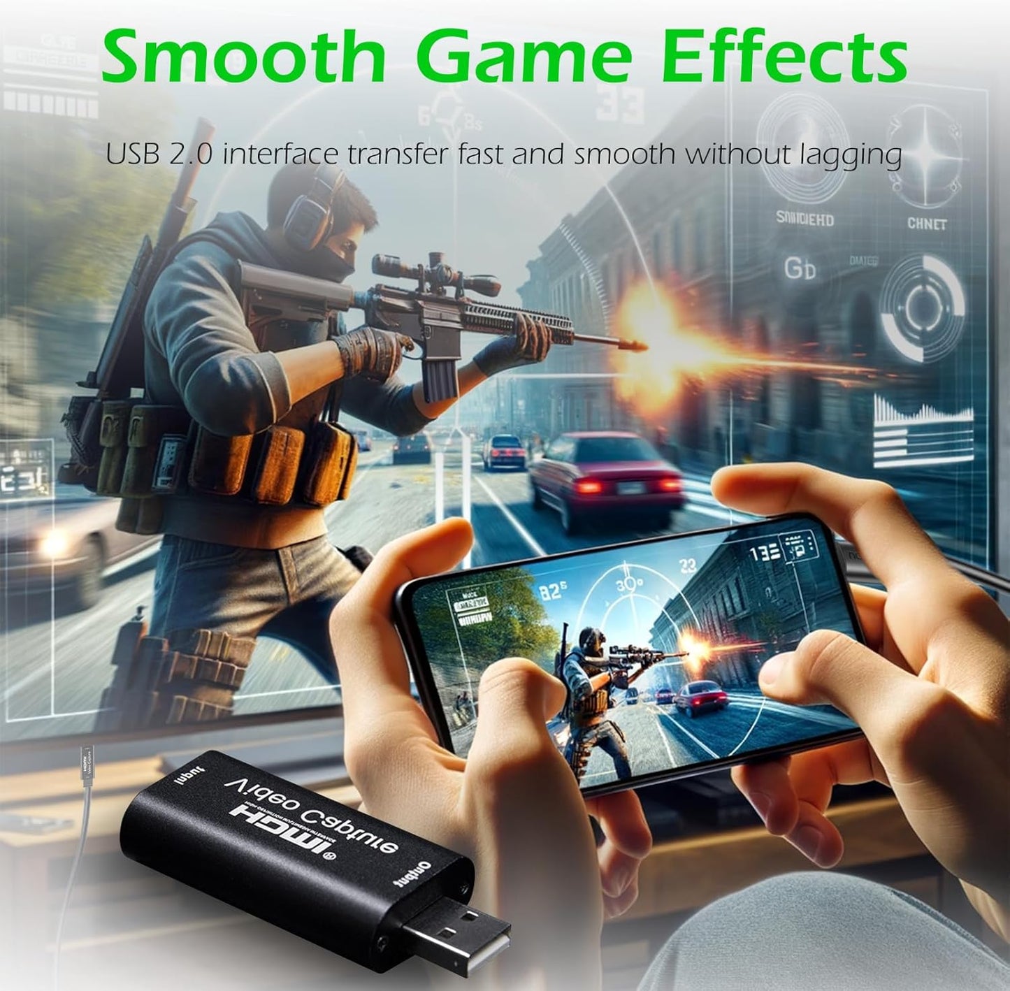 Tarjeta de captura de video HDMI 4K.