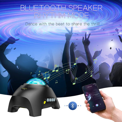 Proyector luces nocturnas Galaxia Aurora altavoz Bluetooth