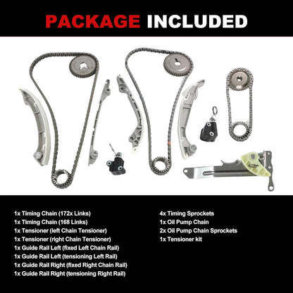 Kit de cadena de distribución del motor 5.6L, 2010-2023 TITAN
