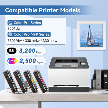 Cartuchos de tóner MYTONER 218X, compatibles con HP 218X-3201DW.