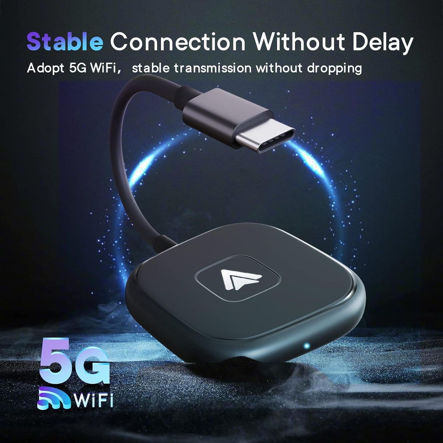 Adaptador inalámbrico Kiuudre Android USB y tipo C