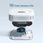 Detector combinado de humo y monóxido de carbono interconectado AEGISLINK