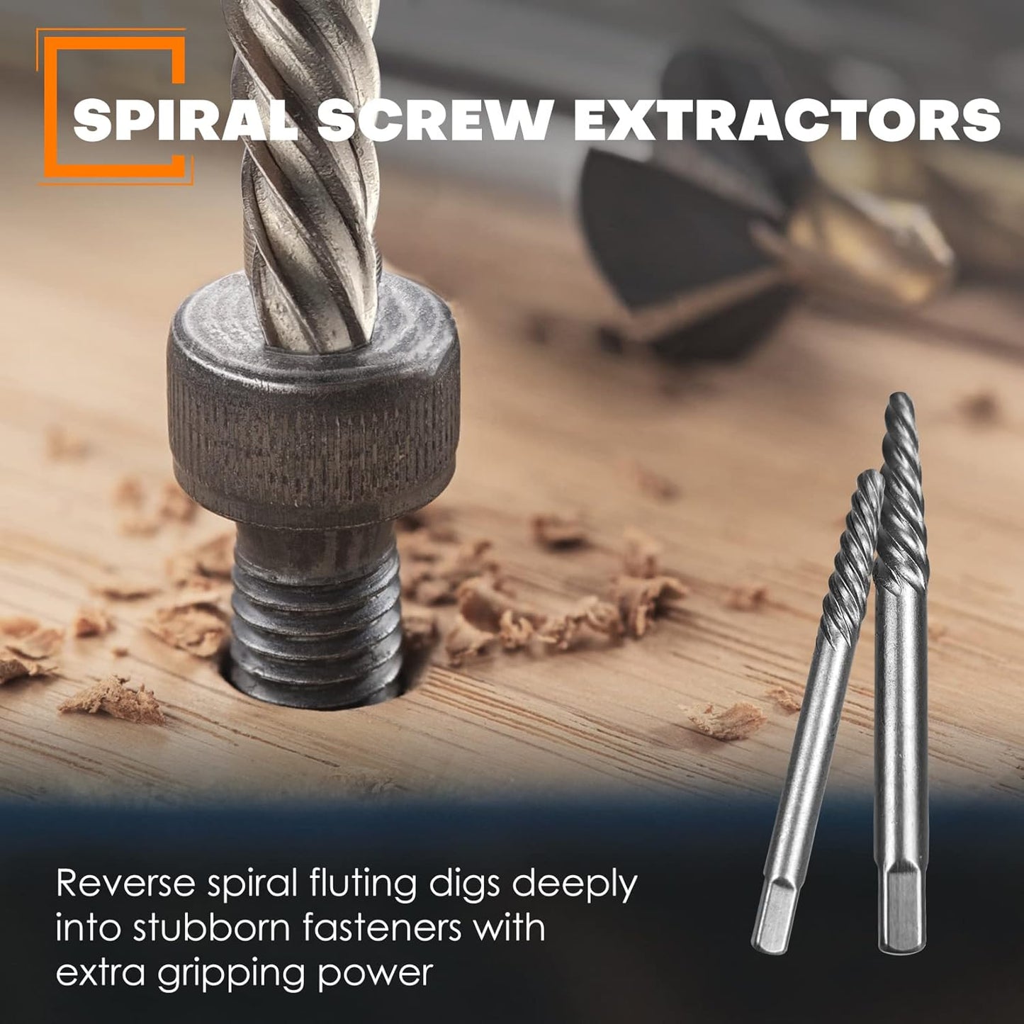 ACROTOL Juego de 26 extractores de pernos, (USADO).