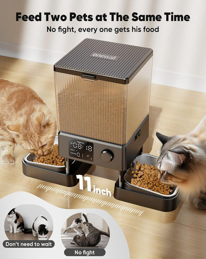 Alimentador Automático para Mascotas con Wi - Fi 5G, Oneisall.