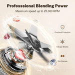 Licuadora Profesional 1800W 70Oz Sin BPA HS-206D ROJA
