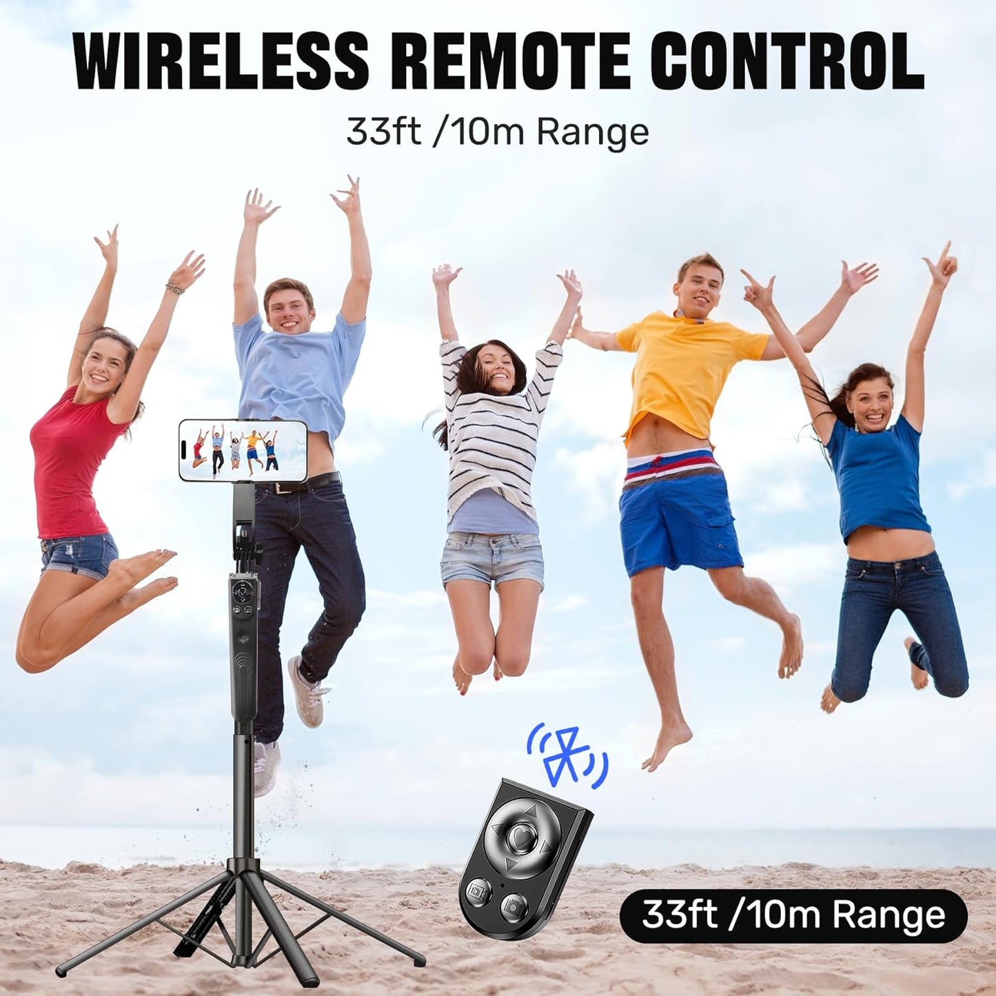 Trípode para selfie con seguimiento automático de cara, (USADO).