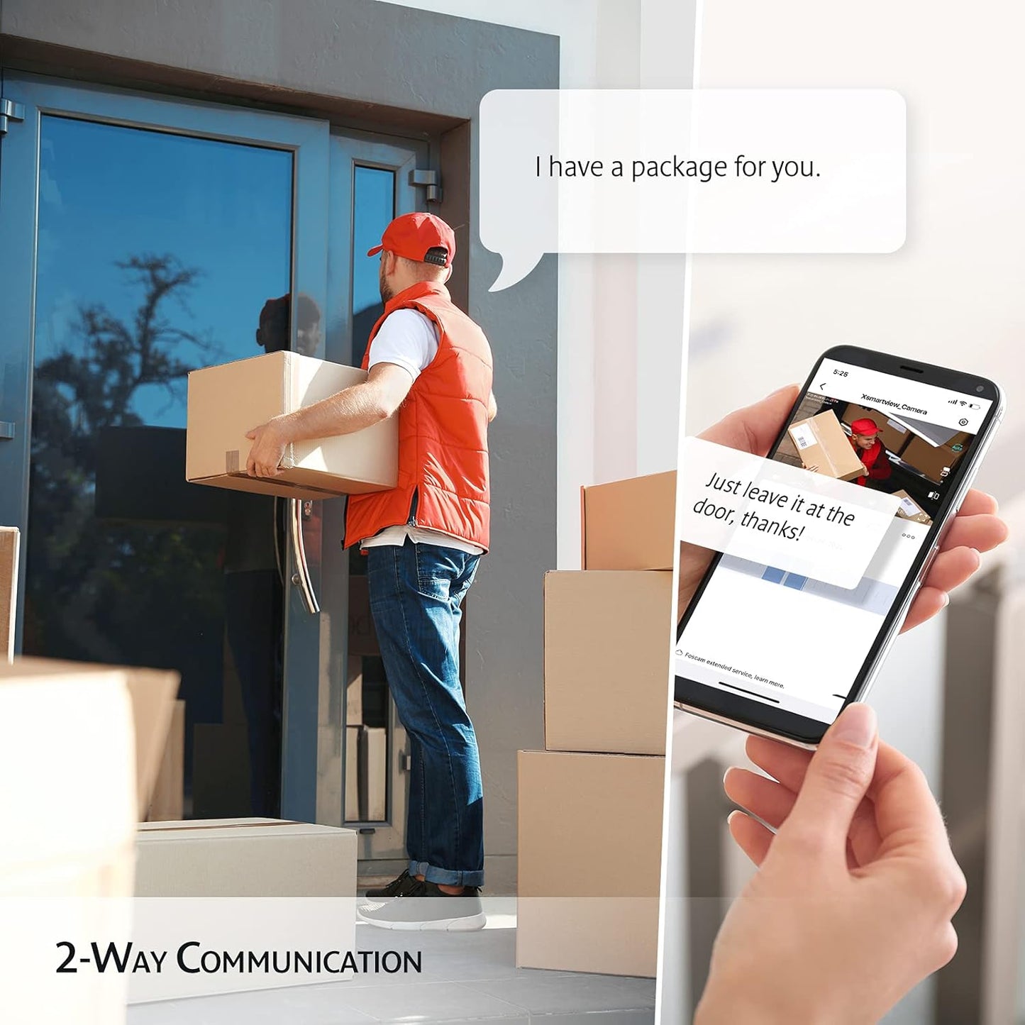 Cámara de seguridad X-Sense 2K/4MP para exteriores.