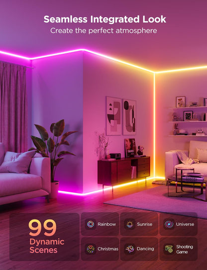 Tira de luz LED, Cuerda Govee de Neón, Compatible Alexa, 5m (DETALLE)