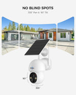 Sistema de cámaras de Seguridad, Hiseeu Solar, visión Nocturna en Color.