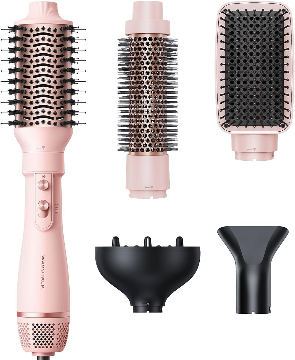 Cepillo secador Wavytalk Air Sculpt, 5 cabezales, volumen y alisa.