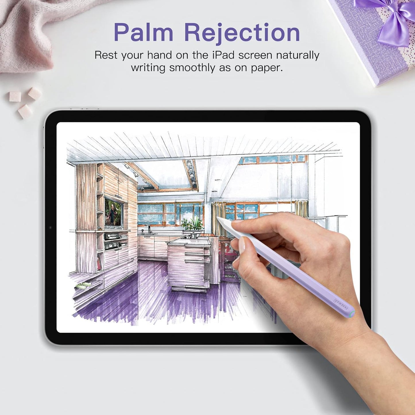 GOOJODOQ GD13 - Lápiz para iPad de 2ª generación.