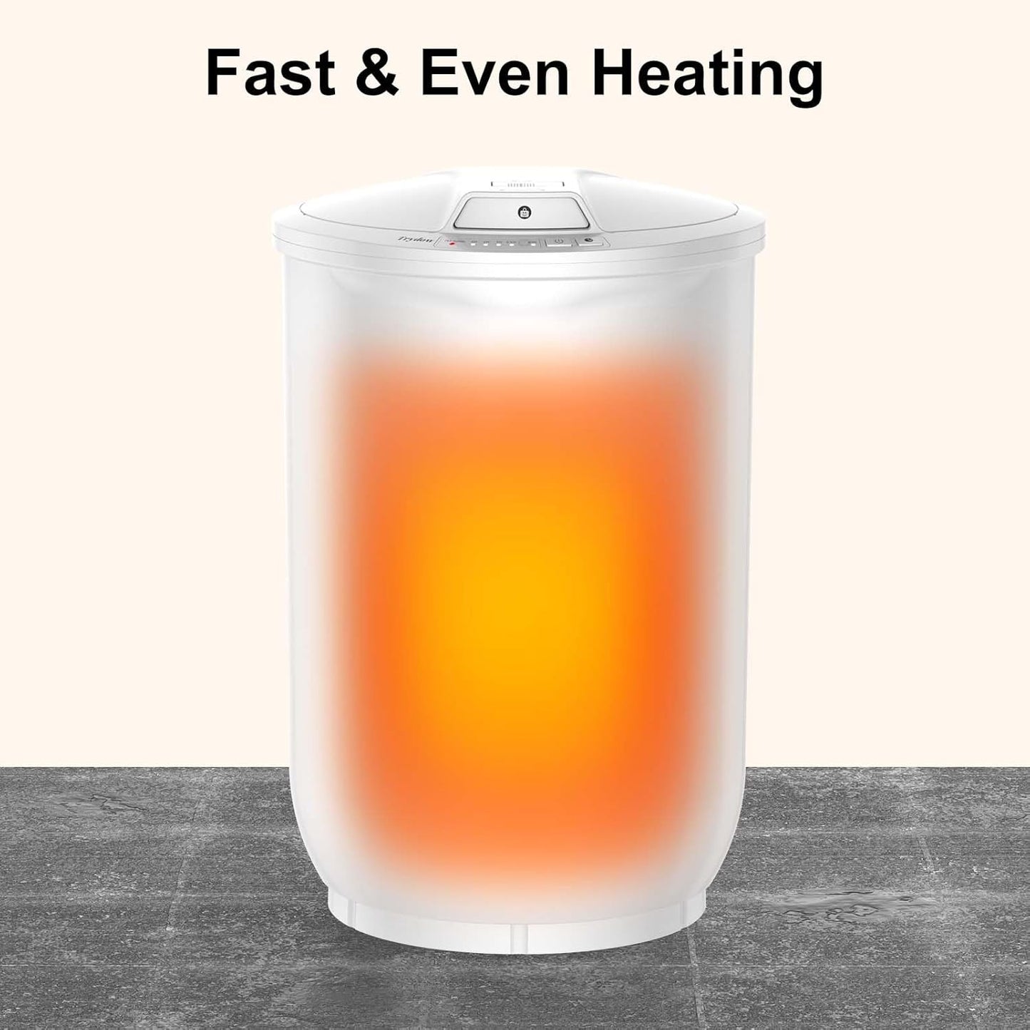 Cubo calentador de toallas de gran capacidad.(USADO).