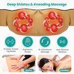 Masajeador con calor, de amasamiento profundo, Shiatsu.