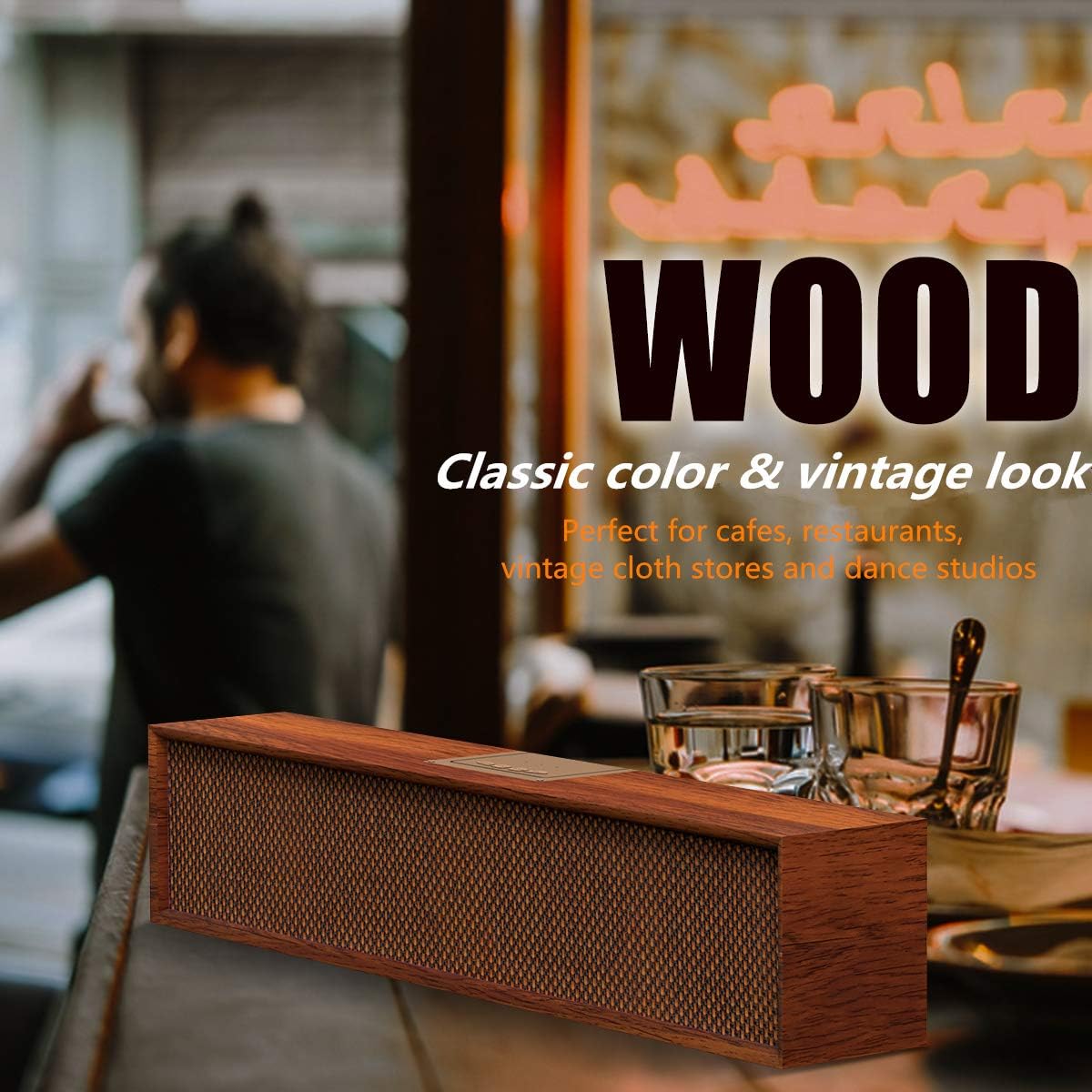 Barra de sonido inalámbrica Smalody, para escritorio, Bluetooth 5.0.