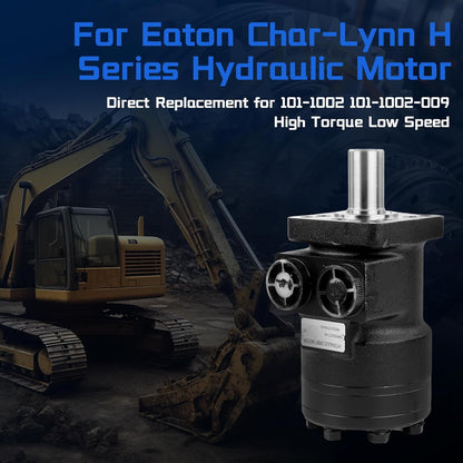 Motor Hidráulico compatible con Eaton Char-Lynn, Montaje de 4 Pernos.