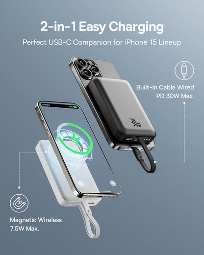 Cargador portátil magnético Baseus MagSafe (USADO)